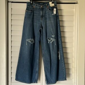 GAP Blue Flare & Wide Leg Jeans